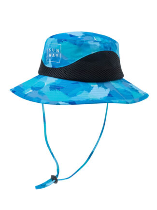 כובע רחב שוליים בגווני כחול