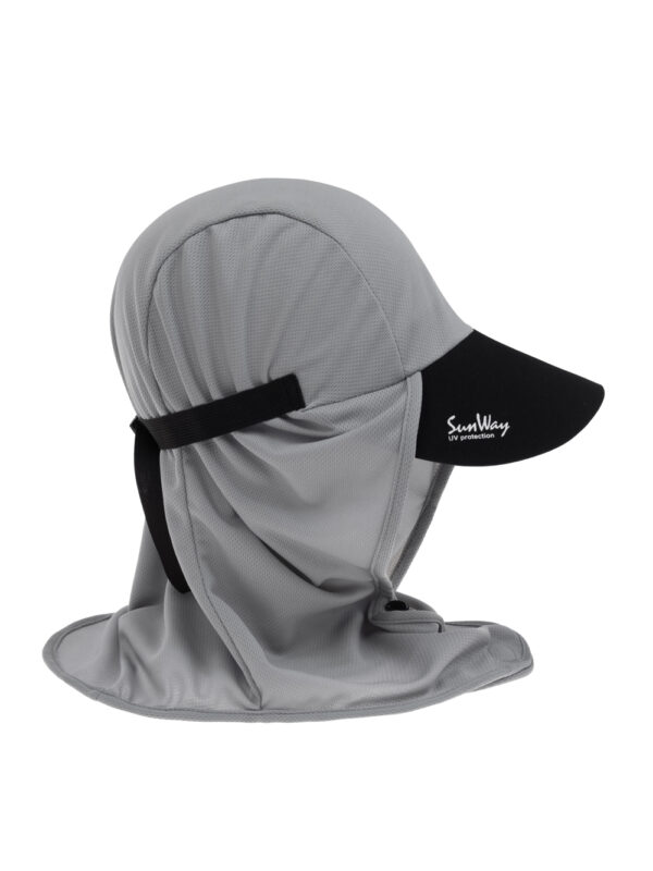 כובע ליגיונר בצבע אפור עם הגנה לעורף ולפנים SunWay